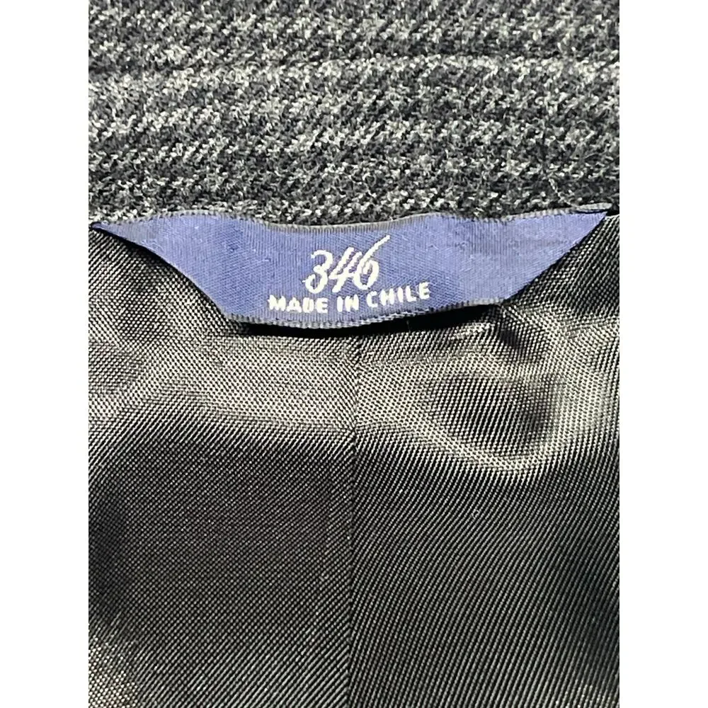 Vintage Brooks Brothers Wool Cashmere Micro Check Blazer Men’s 40R Made in Chile